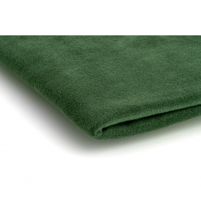 Polar fleece fabric 200 g/m², width 150 cm, dark green, by the meter