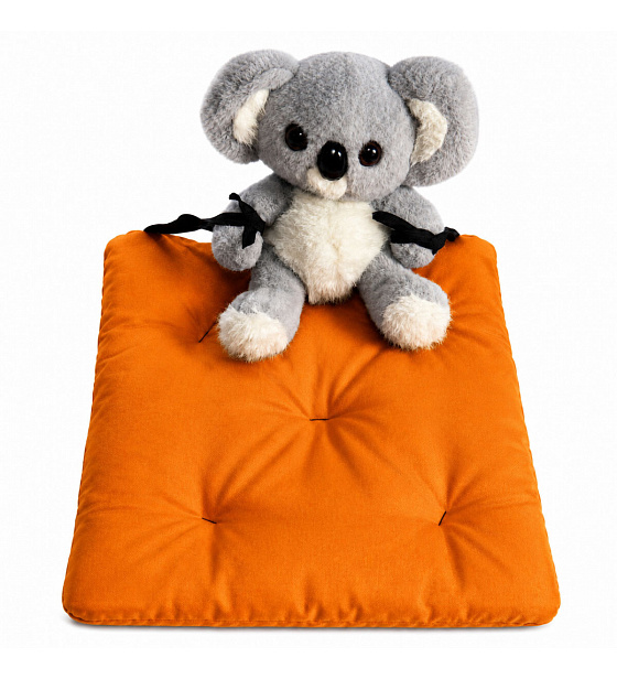 Waterproof garden seat cushion Oxford orange, 40 × 40 cm