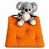 Waterproof garden seat cushion Oxford orange, 40 × 40 cm