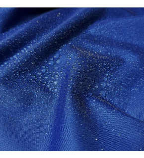 Water-repellent Oxford fabric with PU coating, 200 g/m², width 160 cm, blue