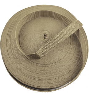 Polypropylene strap 25 mm beige (50 m package)