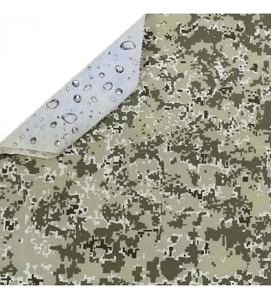 Waterproof fabrics CODURA 600X300 military, pixel 1.5 m x 0.48 m