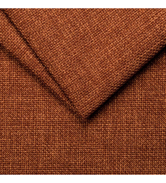 Fire-retardant textured upholstery fabric Fjord Rust for furniture upholstery – sold by the metre