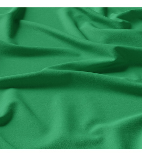 Solid-colored cotton fabric, 125 g/m², width 160 cm, emerald