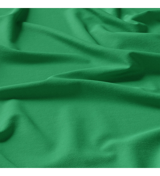 Solid-colored cotton fabric, 125 g/m², width 160 cm, emerald