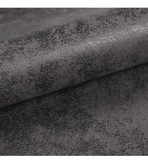 Eco leather Madagascar, soft upholstery material, graphite, by the meter