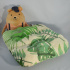 JUNGLE seat cushion on white 38X38