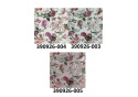Velvet upholstery fabrics with print. Flowers on Beige