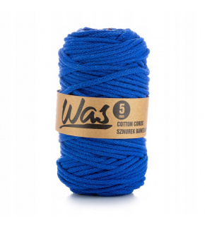 Cotton cord 5mm, 100m, dark blue 290