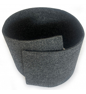 Technical felt 4 mm color Dk. Gray, width 100 cm