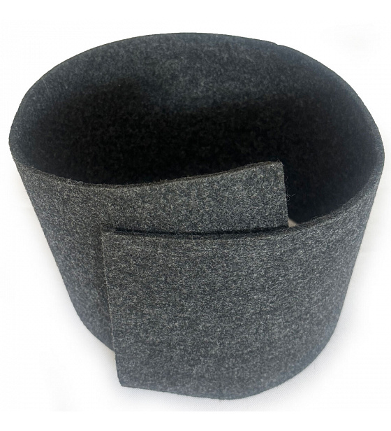 Technical felt 4 mm color Dk. Gray, width 100 cm