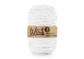 Cotton cord 9mm, 50m, white 010