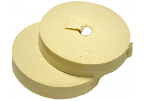 PES edging strip 30 mm color ecru