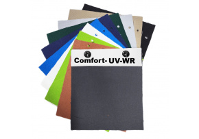 Fabric swatch Comfort for garden furniture and cushions, resistant to UV-WR radiation Fabric swatch Comfort for garden furniture and cushions, resistant to UV-WR radiation