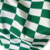 Outdoor fabric Pergola (Oxford), 200 g/m², width 160 cm, white-dark green checkered 5x10 cm