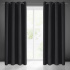 Blackout curtain with eyelets BLACK 135X250 cm