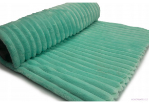 Decorative Fabric Mínky Stripes, Color Mint