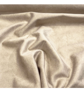 Velvet upholstery fabric Salvador Beige for furniture, by the meter - Pet Proof