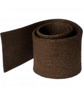Decorative felt 3 mm, color Brown, by the meter 100cm 600gr