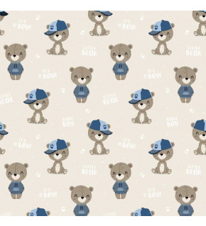 Cotton Fabrics Animals on Beige, 160 cm Width Cotton Fabrics Animals on Beige, 160 cm Width