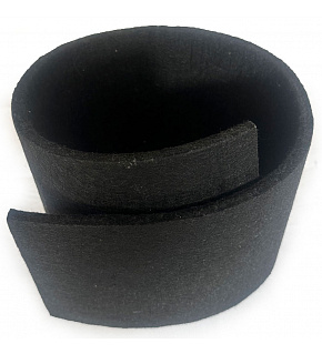 Technical felt 15 mm color Black, width 100 cm