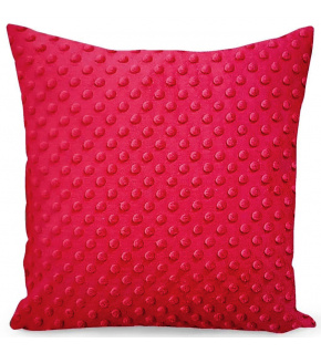 Microfleece Pillowcase 40X40 cm, Color Red