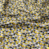 Cotton fabric 100% cotton, 125 g/m², width 160 cm, yellow and black triangles