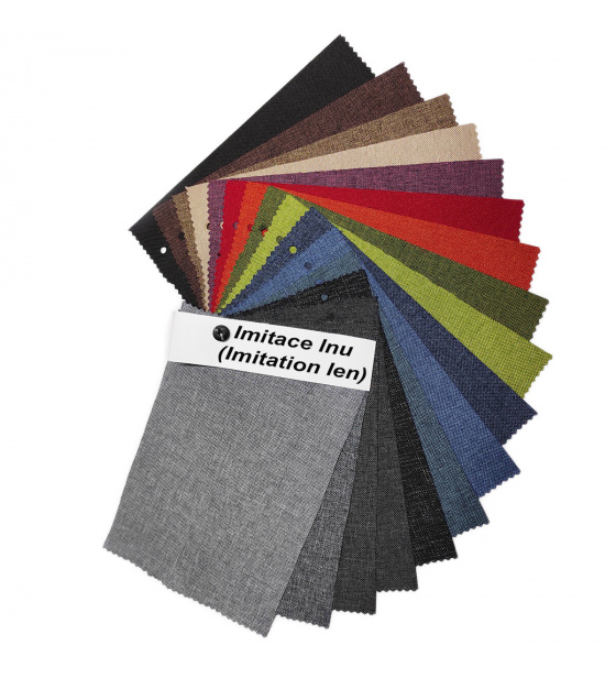 Sample of water-resistant fabrics Linen imitation, 15x20 cm