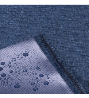 Waterproof fabric Kodura PVC coating 600D, 430 g/m², width 150 cm, dark blue denim