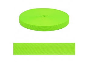 PES edging strip 20 mm color neo green
