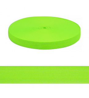 PES edging strip 20 mm color neo green