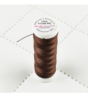 Sewing thread Titan 60E 120 m color dark. brown 2607