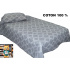 Crepe bedding with zipper, color Gray, 140x200 cm