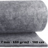 Technical felt 7 mm color Gray, width 160 cm