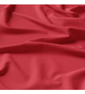 Solid-colored cotton fabric, 125 g/m², width 160 cm, red