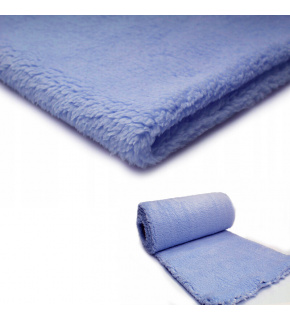 Minky Beránek, 220 g/m², width 160 cm, fabric by the meter, light blue