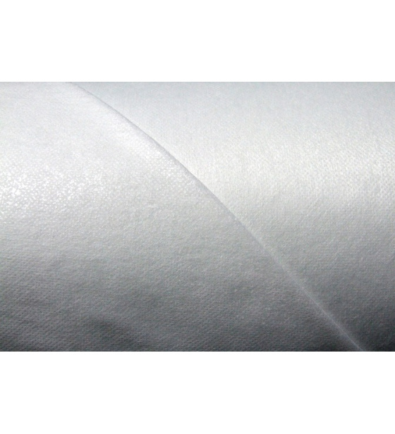 Interlining with adhesive, color White 40 gr/m2