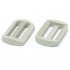 Plastic loops width 25 mm white