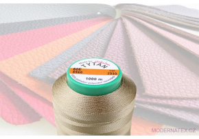 Upholstery sewing thread TYTAN 60E 1000 m beige color 2555