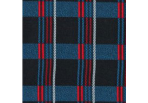 Cotton flannel fabric Checkered Gray 4x8 cm