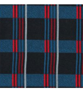 Cotton flannel fabric Checkered Gray 4x8 cm