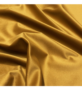 Velvet upholstery fabric, Velluto, Mustard