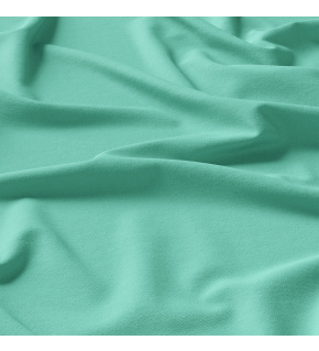 Solid-colored cotton fabric, 125 g/m², width 160 cm, mint