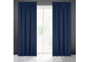 Blackout curtain with pleating tape GRANAT 135X270 cm