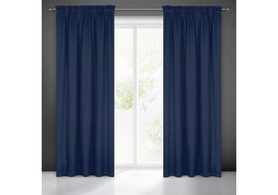 Zatemňovací závěs s řasící páskou GRANAT 135X270 cm