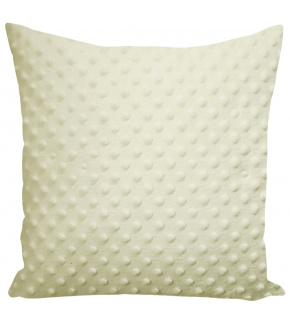 Microplush Pillow Cover 40X40 cm, Color Cream