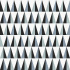 Velvet upholstery fabrics with print, Black Triangles on White