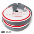 Hook and Loop Tape Set Gray 40 mm Pack 25 m