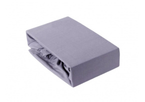 Fitted sheet 160x200 cm Jersey, color Grey