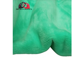 Minky microfleece solid color, Mint color